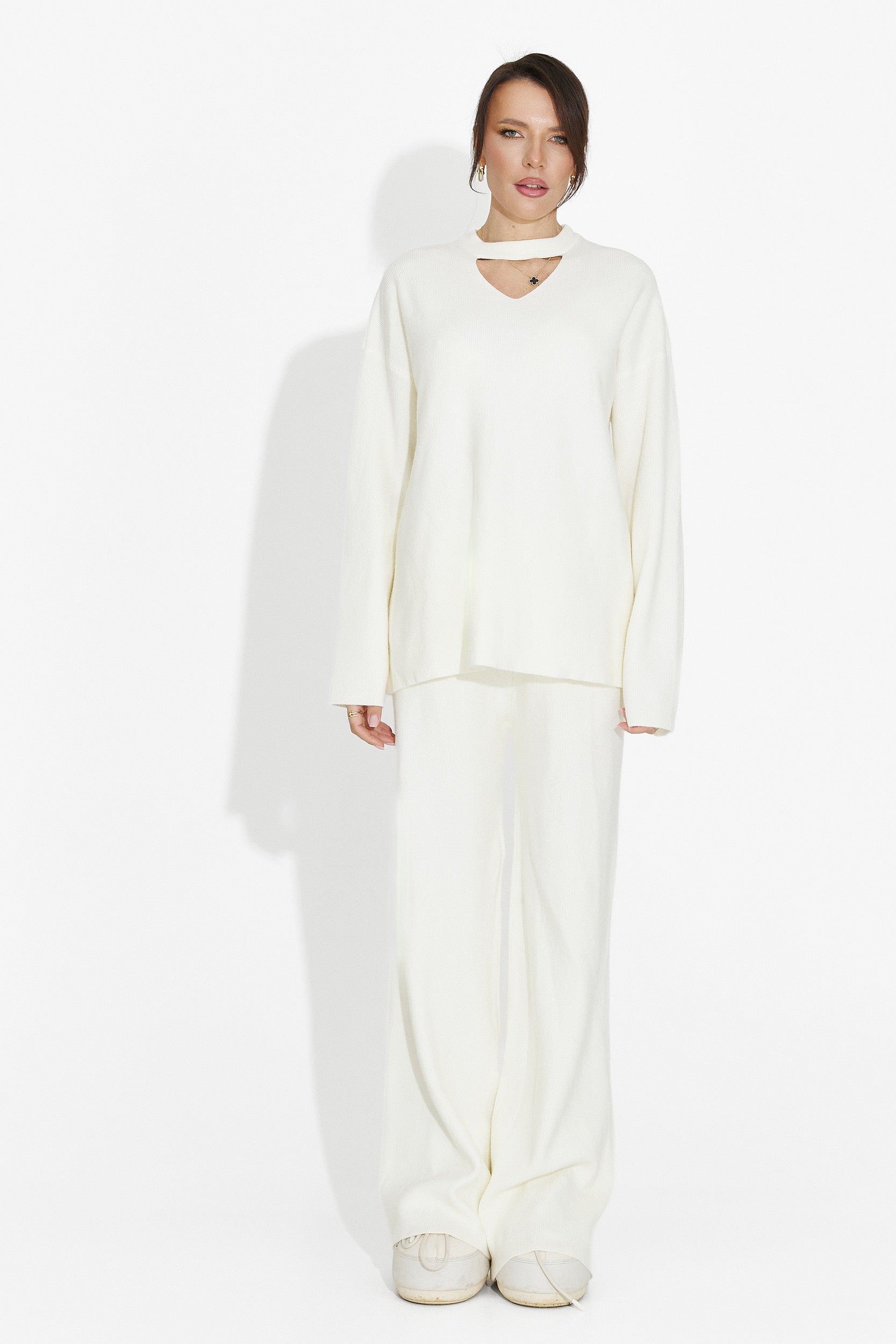 Cream pants set Kania Bogas