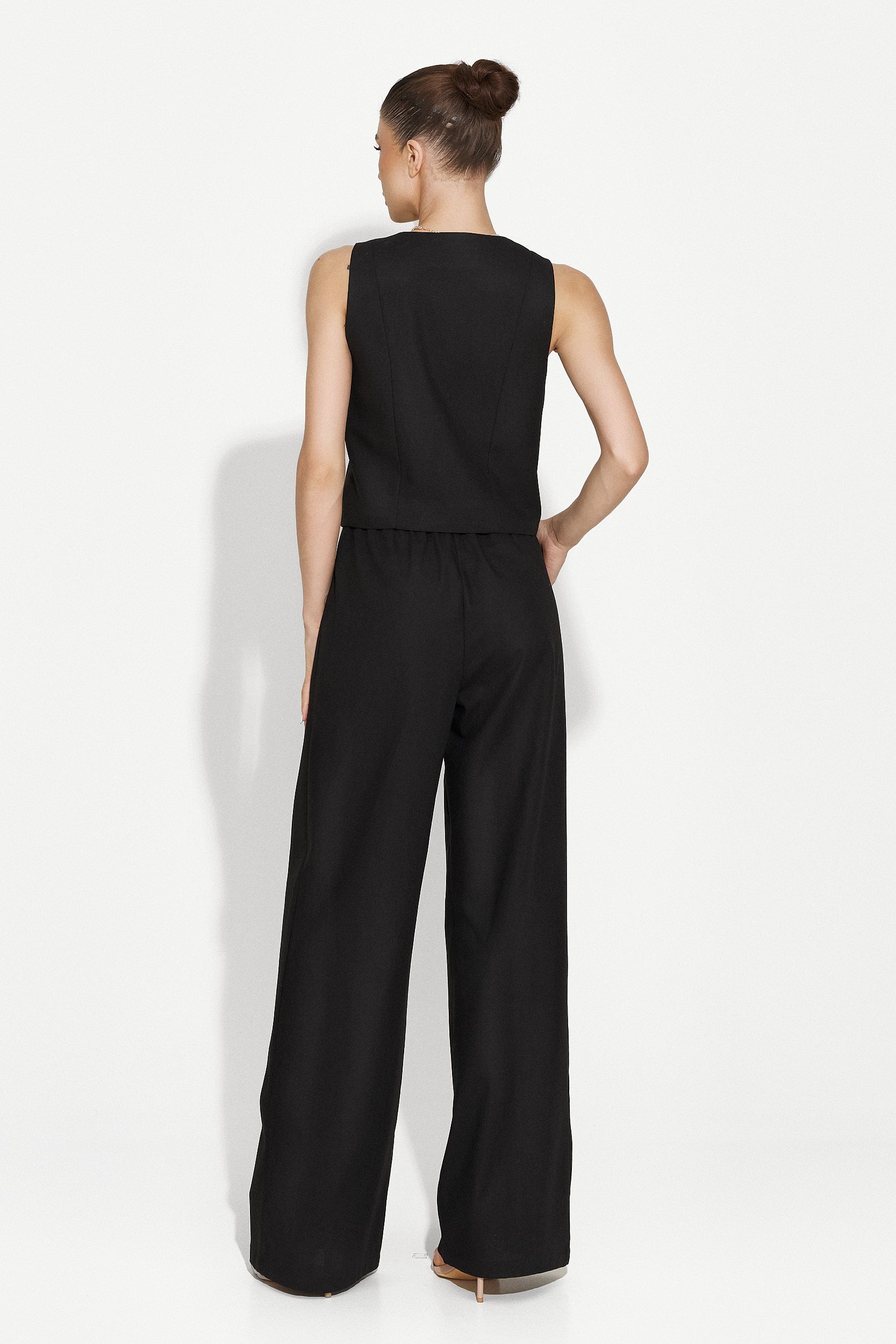 Compleu cu pantaloni dama casual negru Velasy Bogas