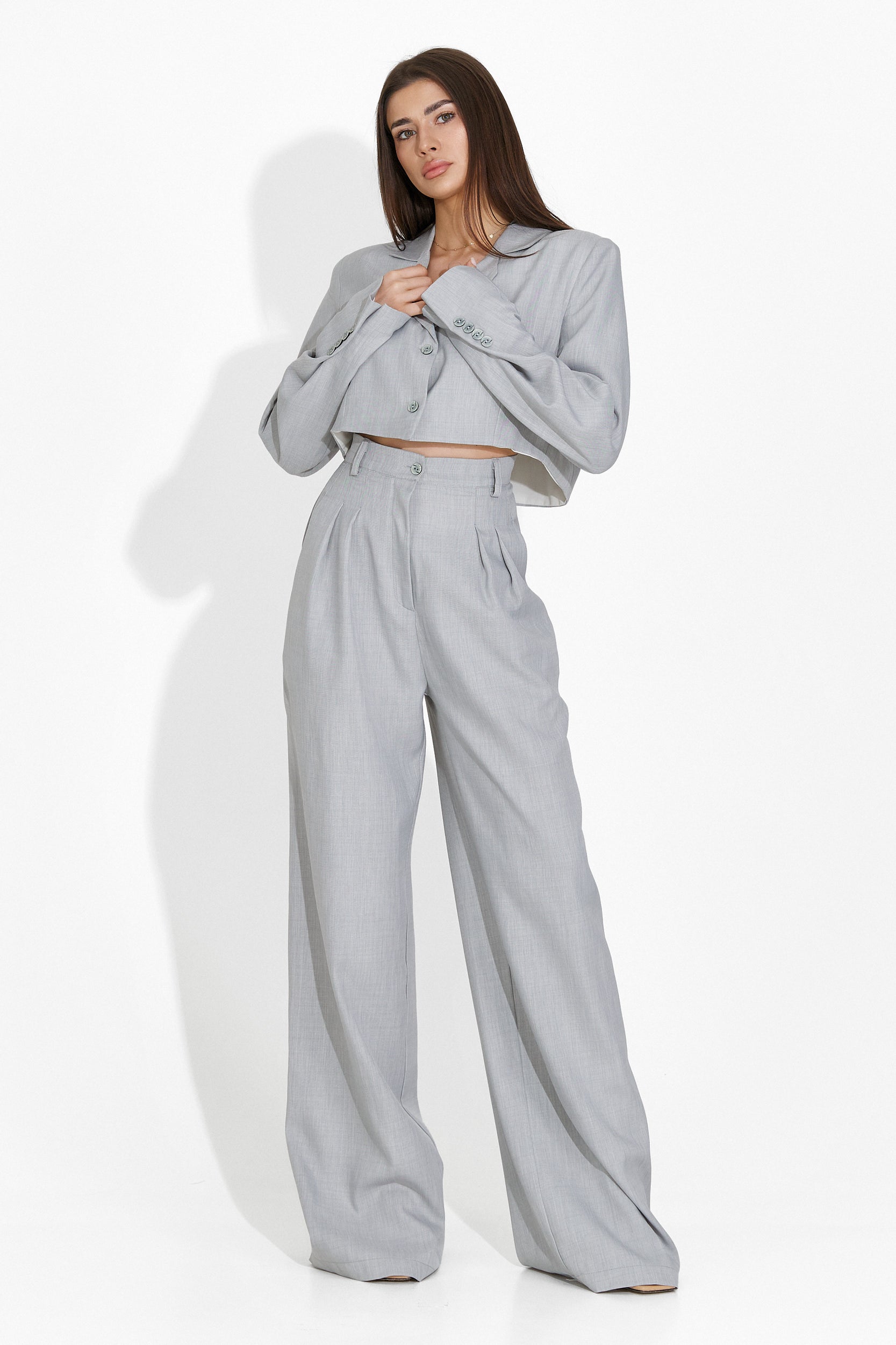 Compleu cu pantaloni gri Fozy Bogas