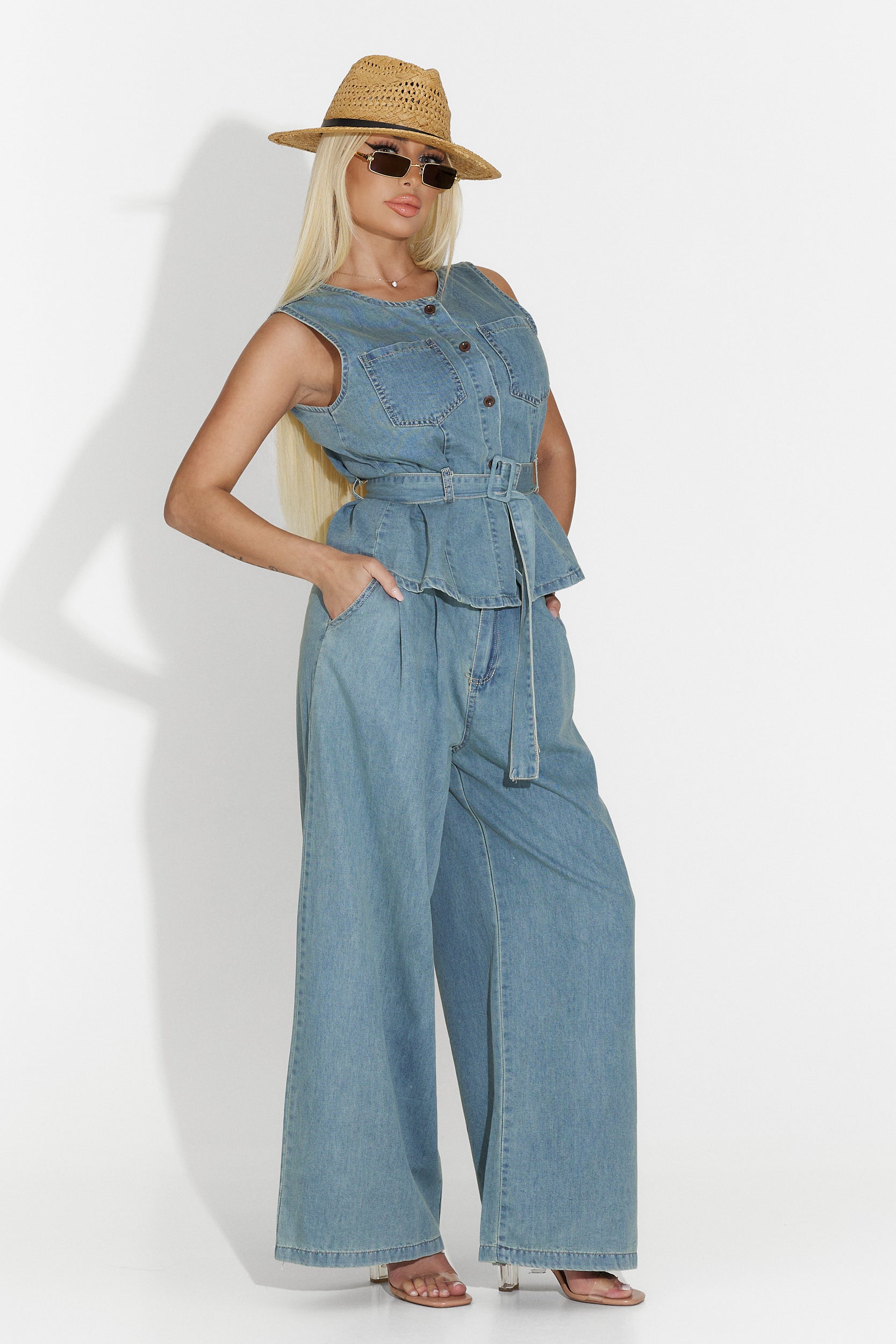 Suit with long blue pants Kindra Bogas