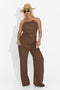 Brown pants suit Holum Bogas