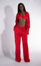 Nikanor Bogas Red Pants Suit