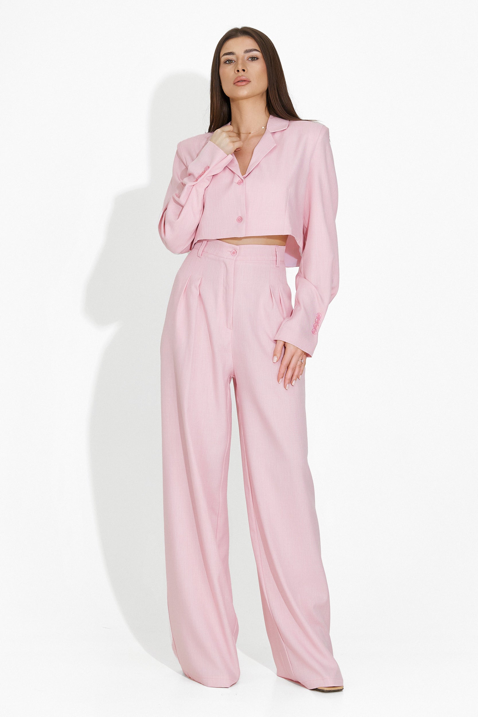 Compleu cu pantaloni roz Fozy Bogas