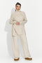 Beige casual women's suit Arliena Bogas