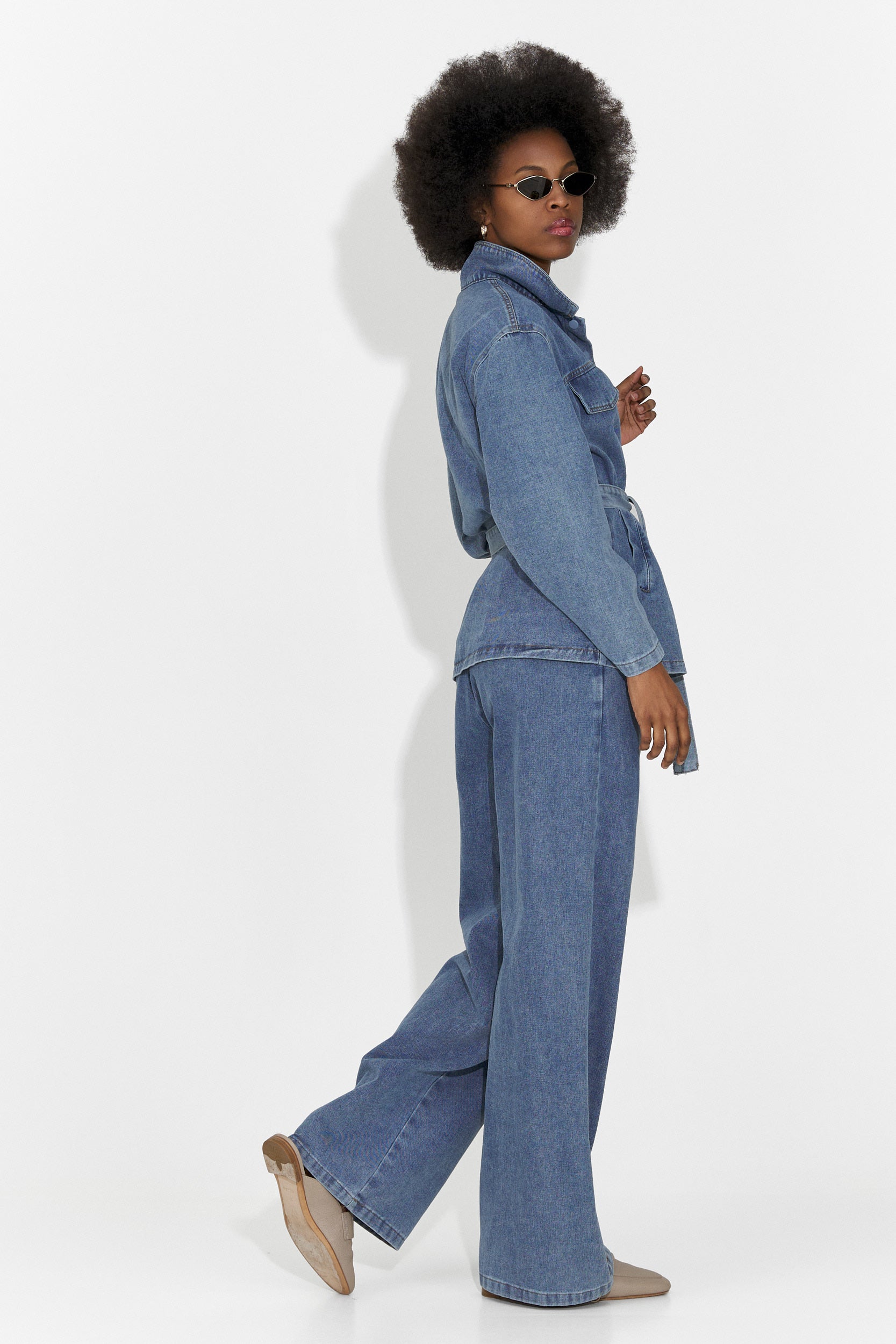 Compleu dama casual bleu Isabele Bogas