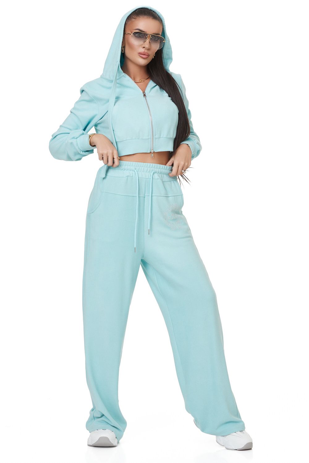 Compleu dama casual bleu Melela Bogas
