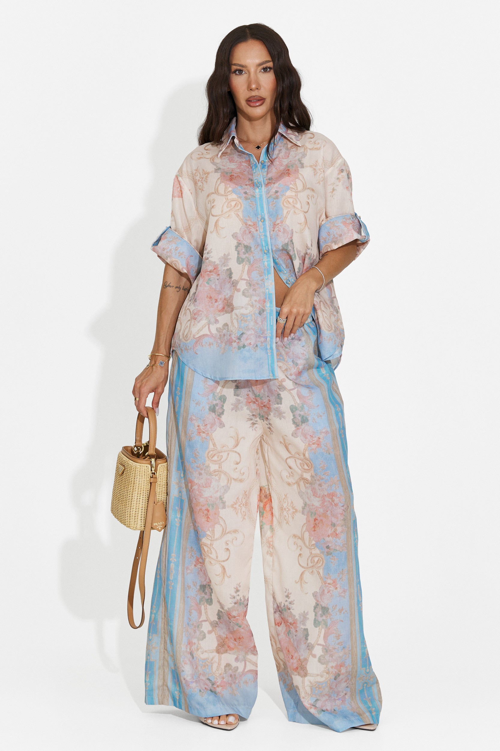 Compleu dama casual bleu Nezela Bogas
