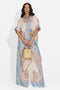 Compleu dama casual bleu Nezela Bogas
