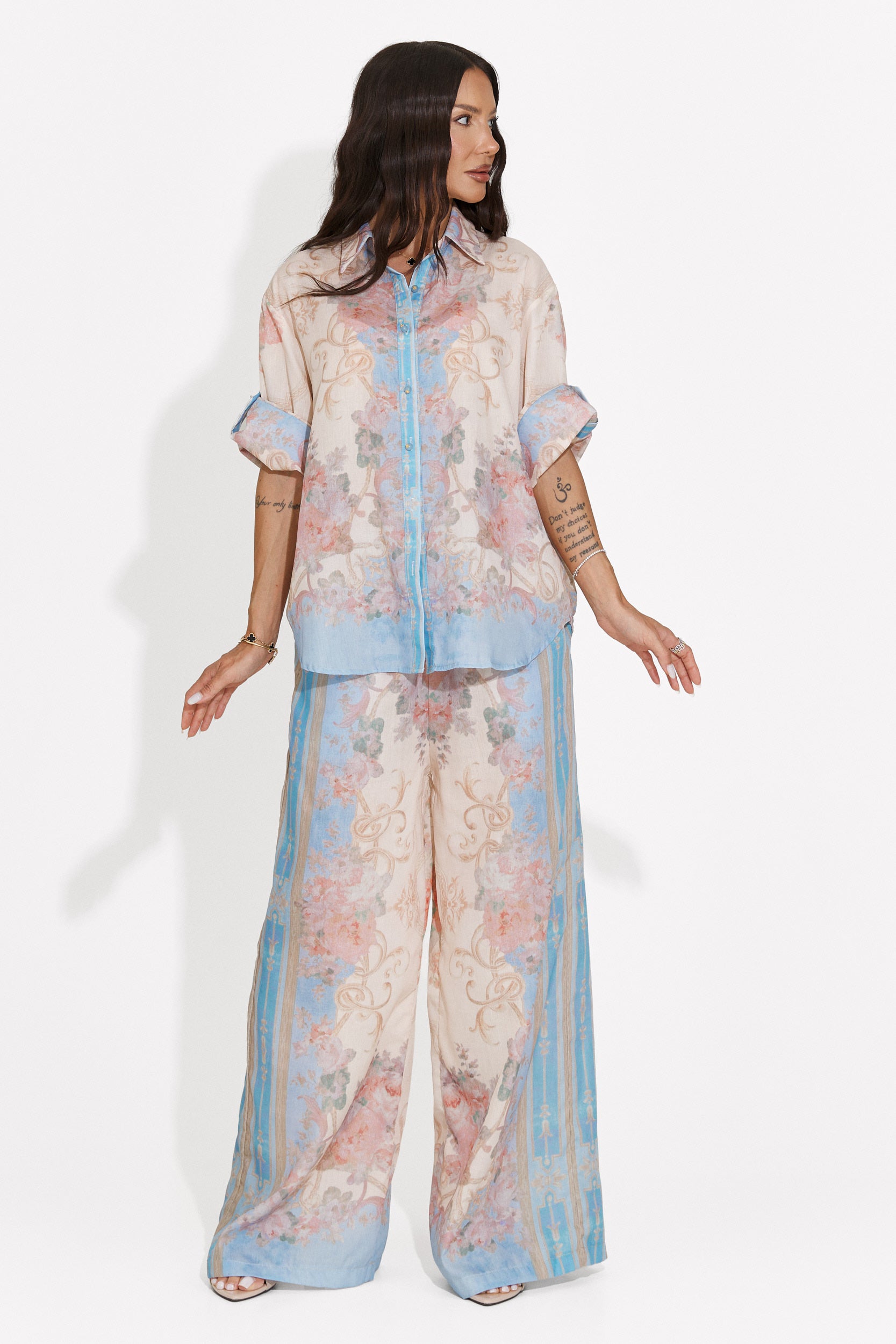 Compleu dama casual bleu Nezela Bogas