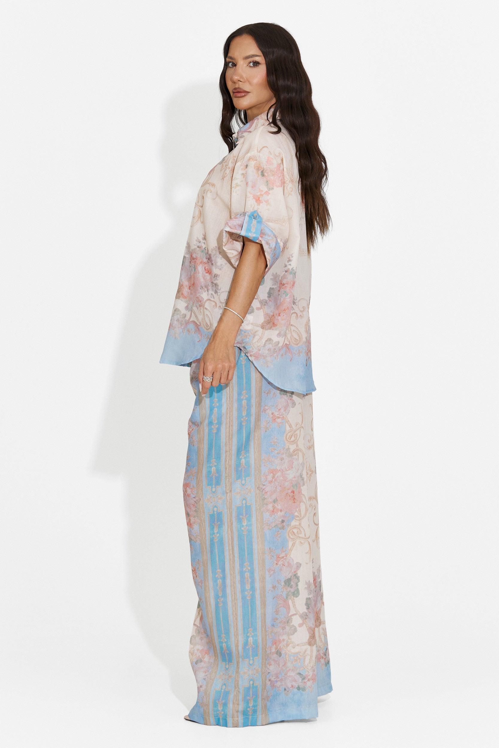 Compleu dama casual bleu Nezela Bogas