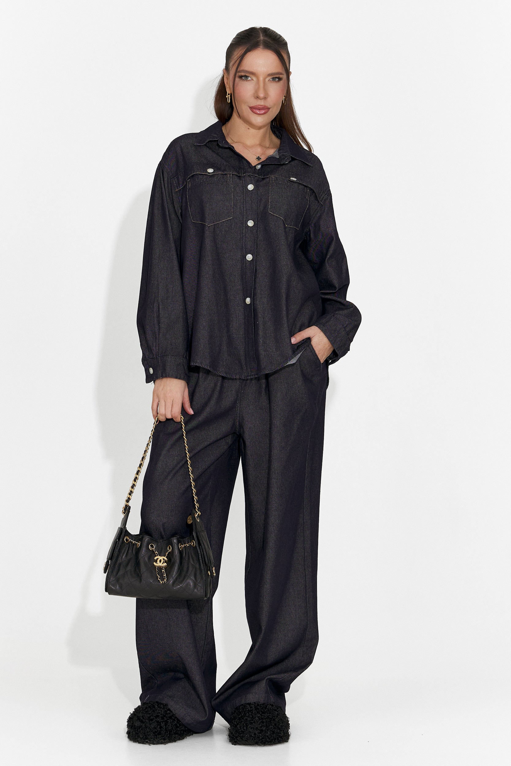 Compleu dama casual bleumarin Berieda Bogas