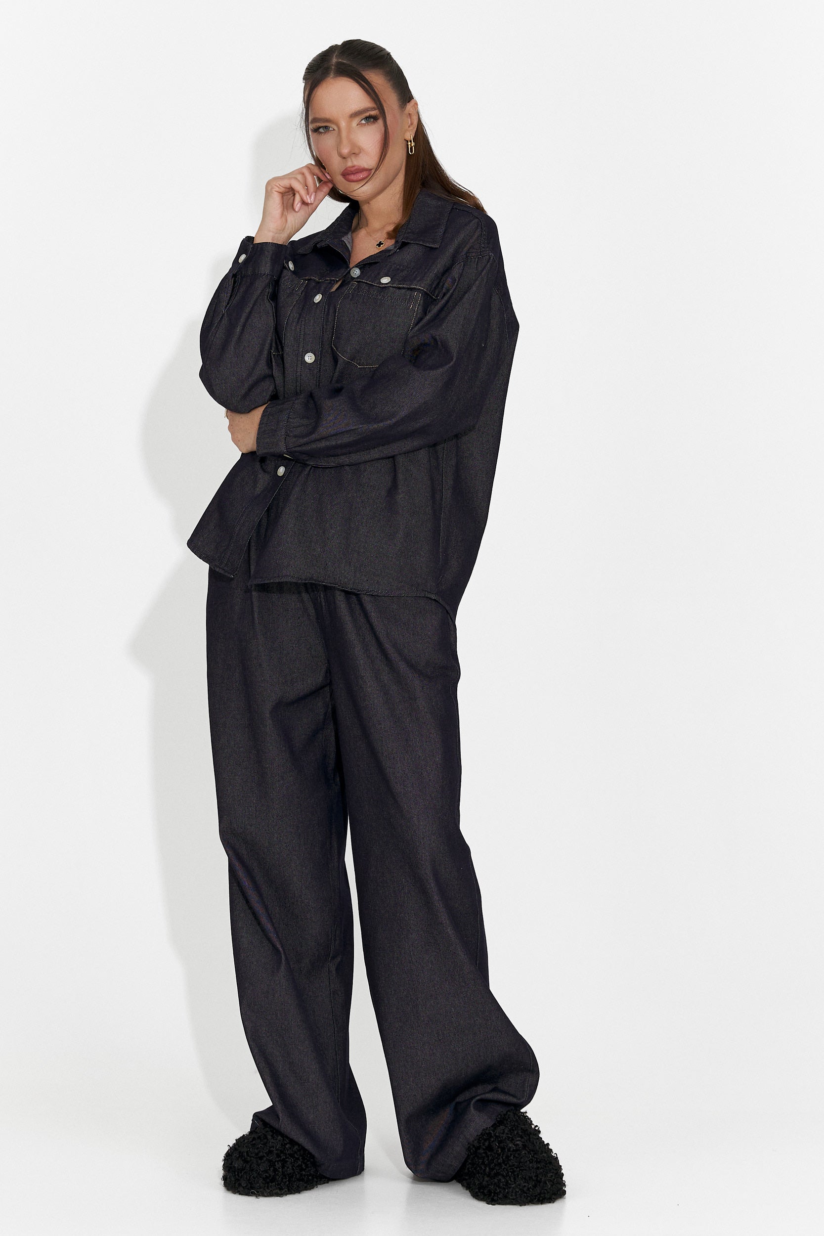 Compleu dama casual bleumarin Berieda Bogas