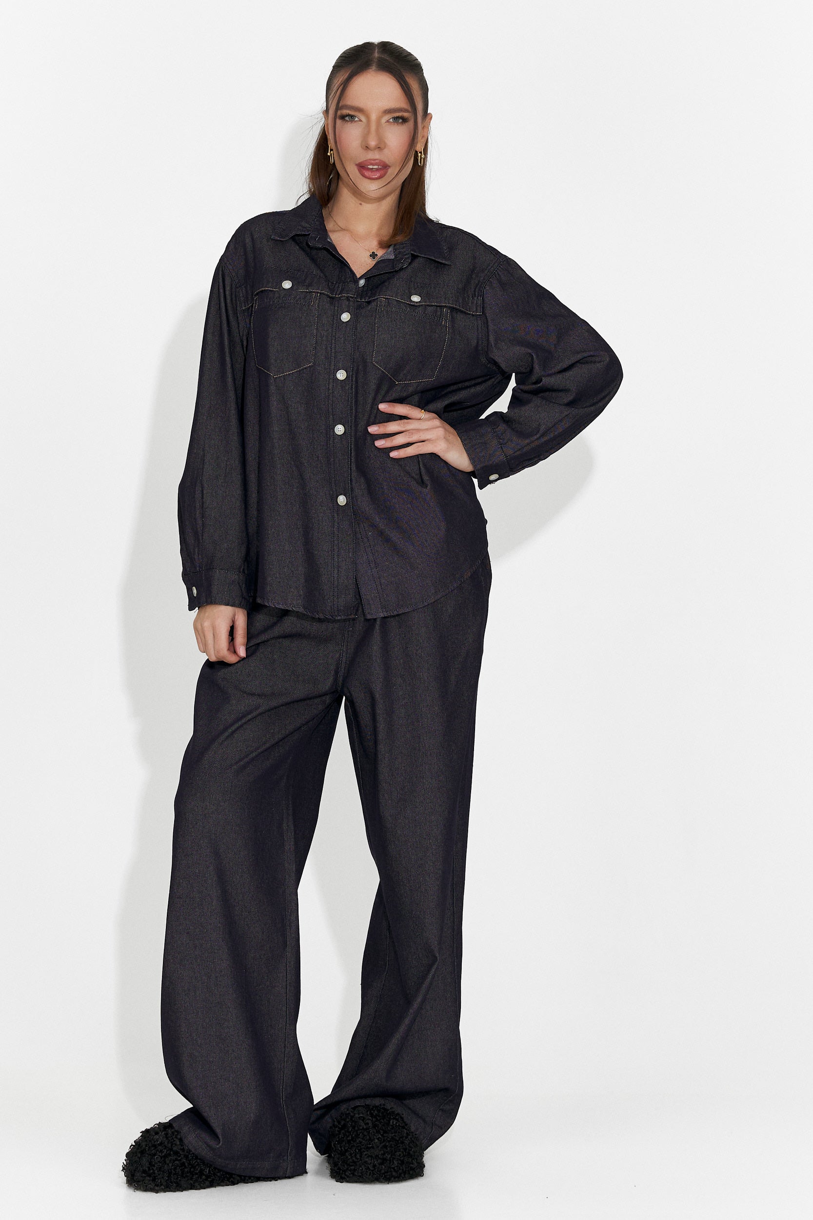 Compleu dama casual bleumarin Berieda Bogas