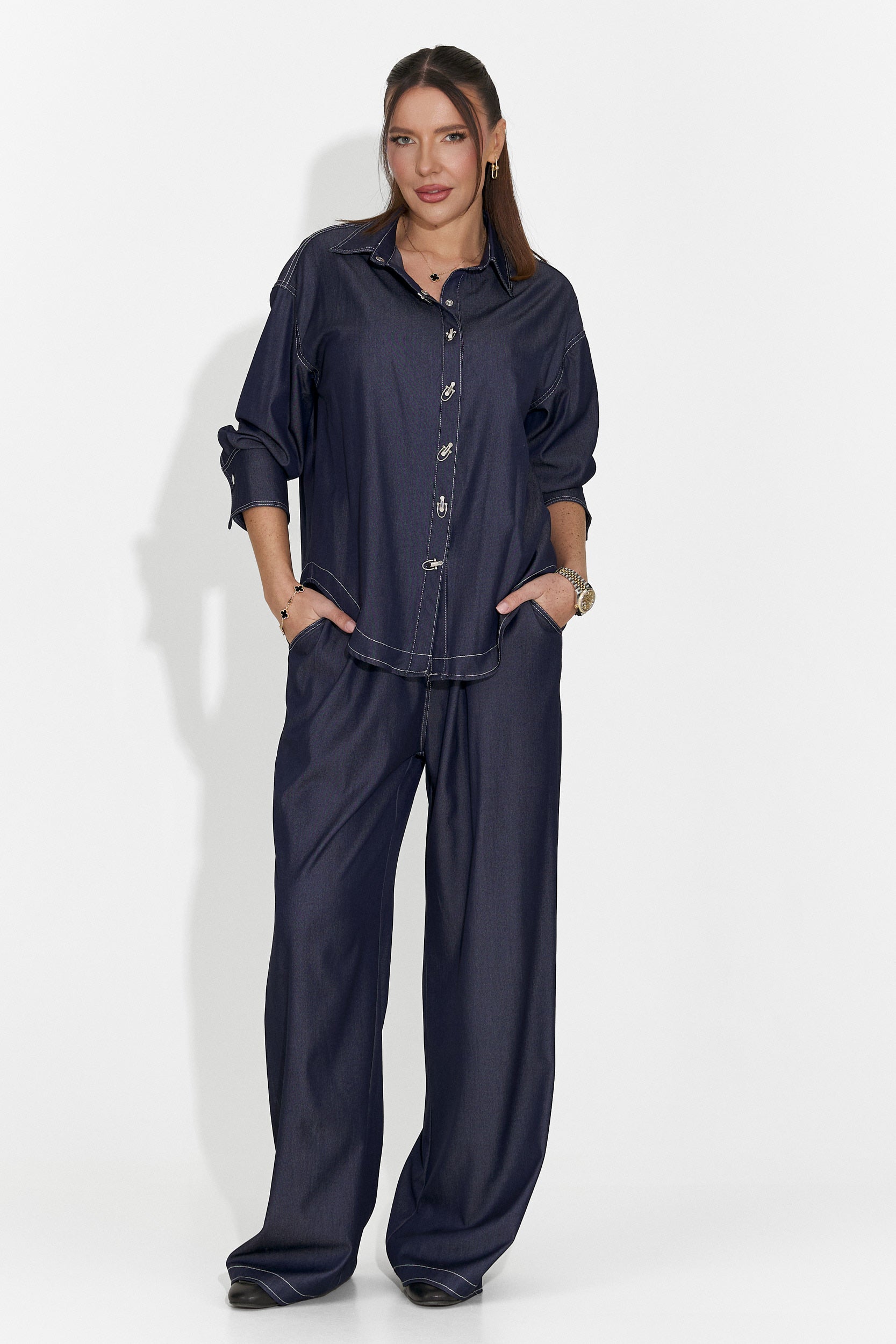 Compleu dama casual bleumarin Elisio Bogas