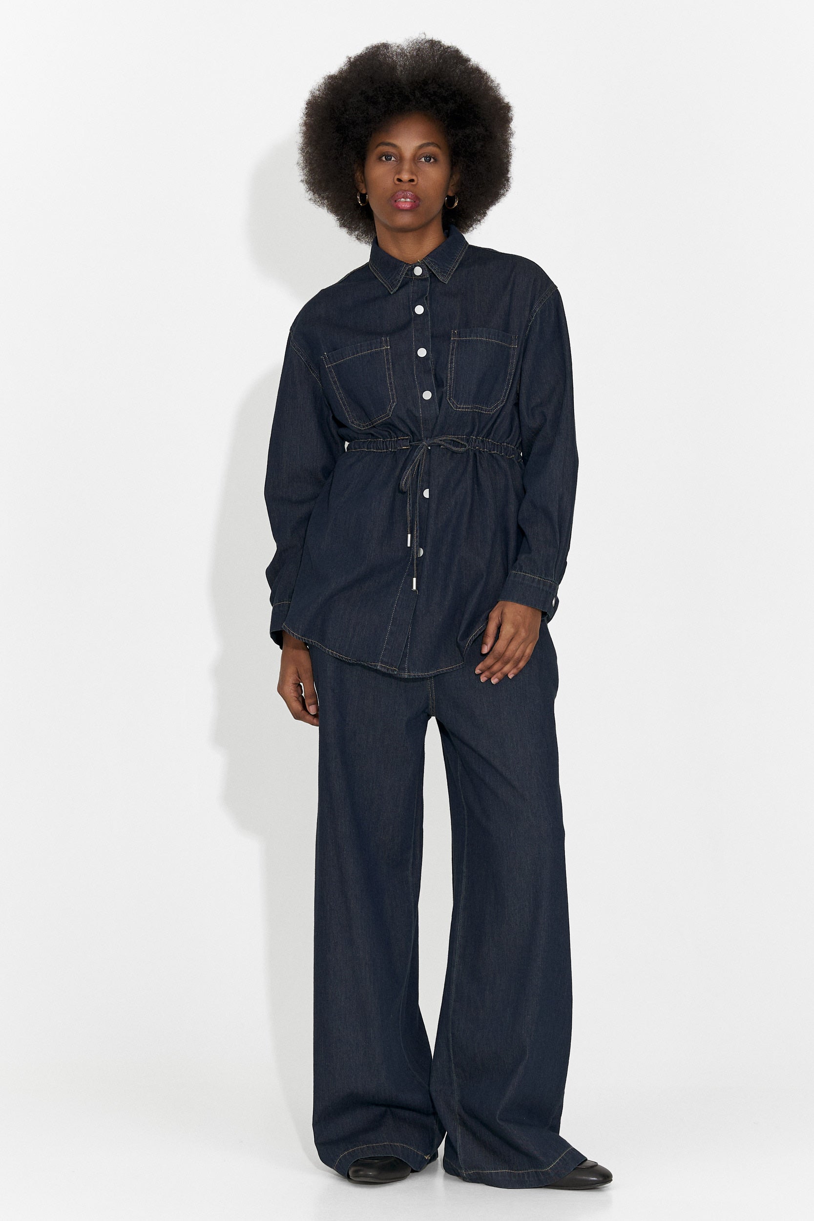 Compleu dama casual bleumarin Jesie Bogas