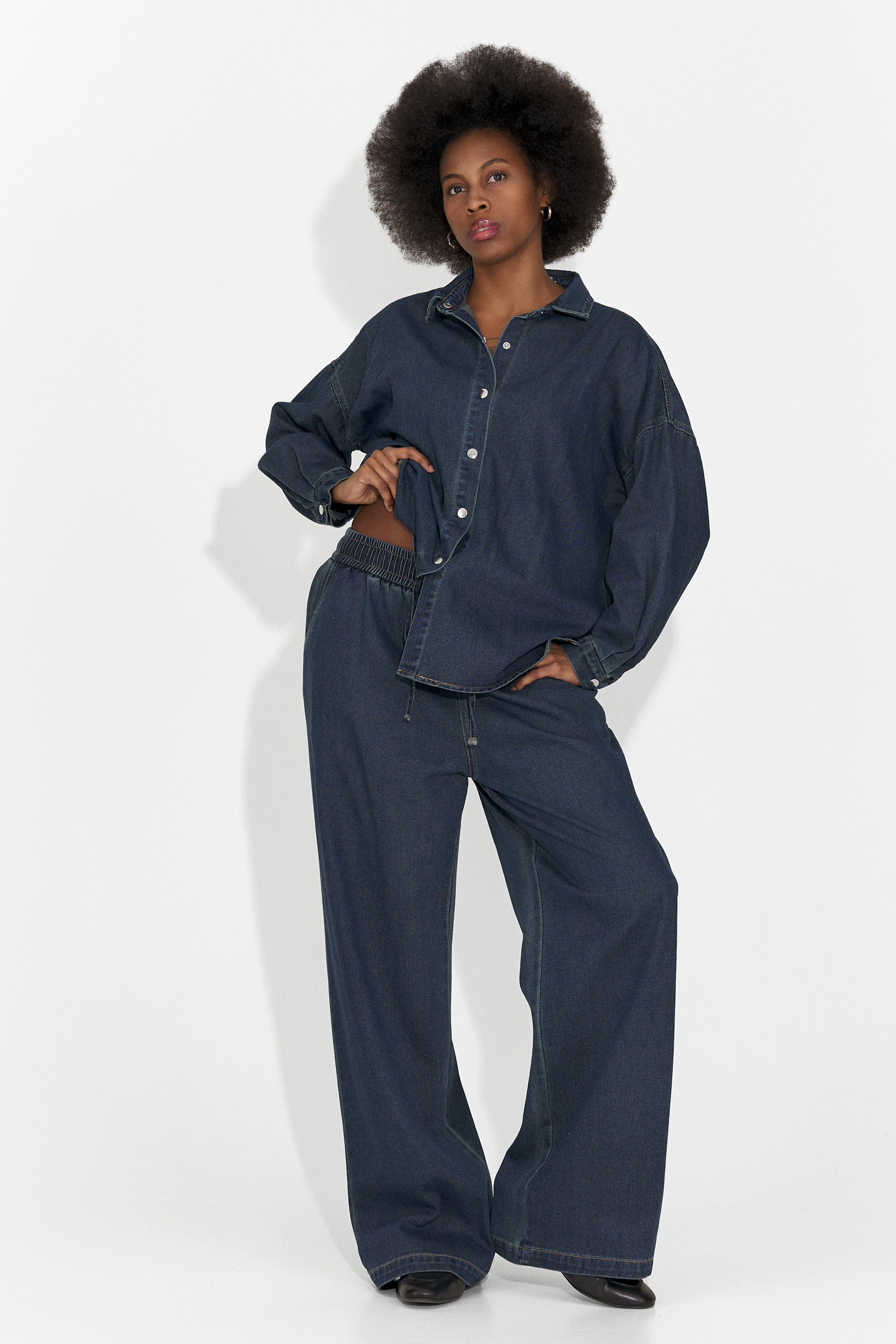 Compleu dama casual bleumarin Simena Bogas