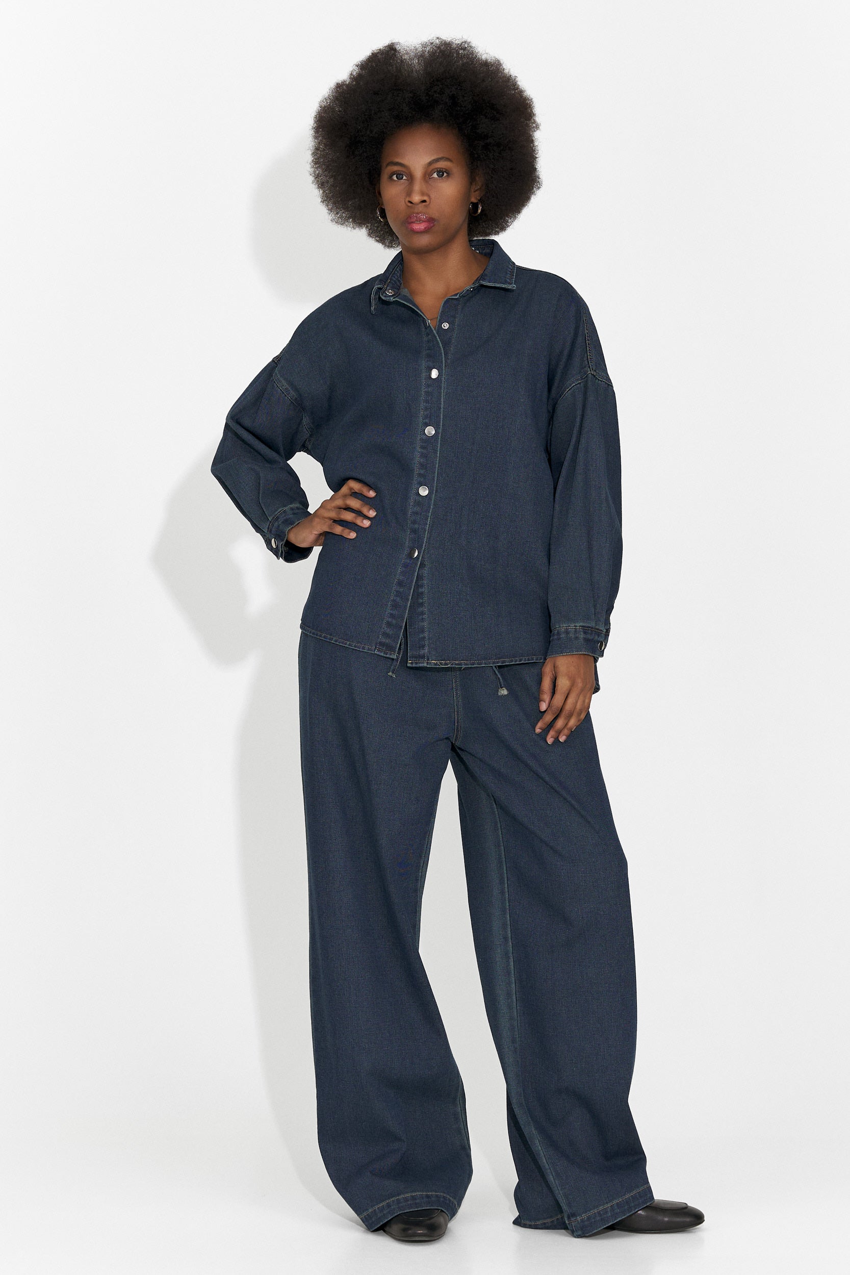 Compleu dama casual bleumarin Simena Bogas