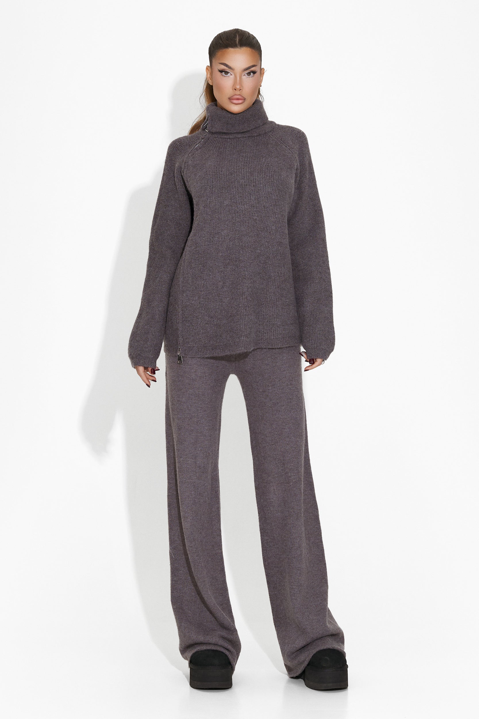 Jordia Bogas Casual Grey Women's Suit