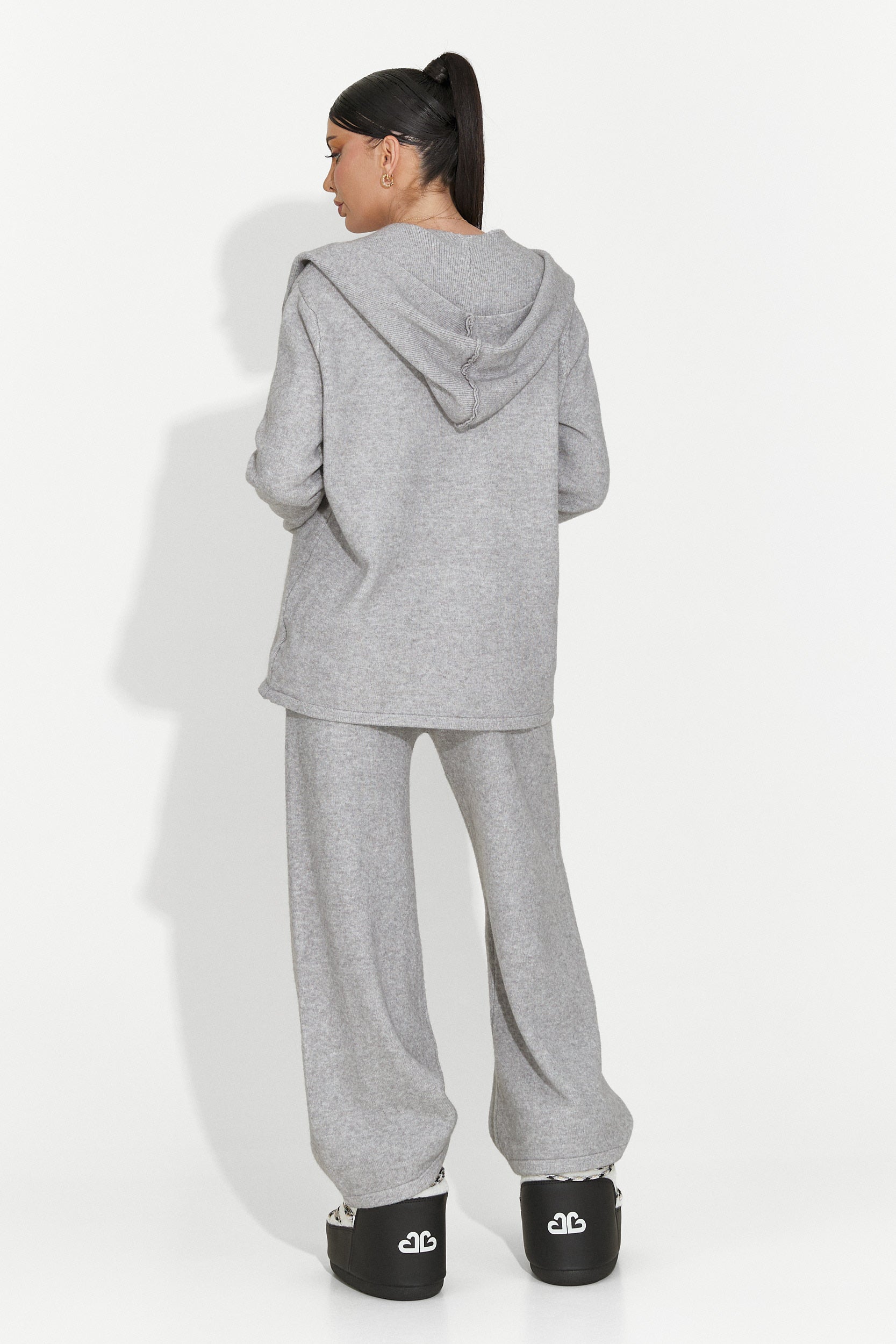 Compleu dama casual gri Vencilie Bogas