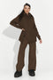 Women's casual brown set Arliena Bogas
