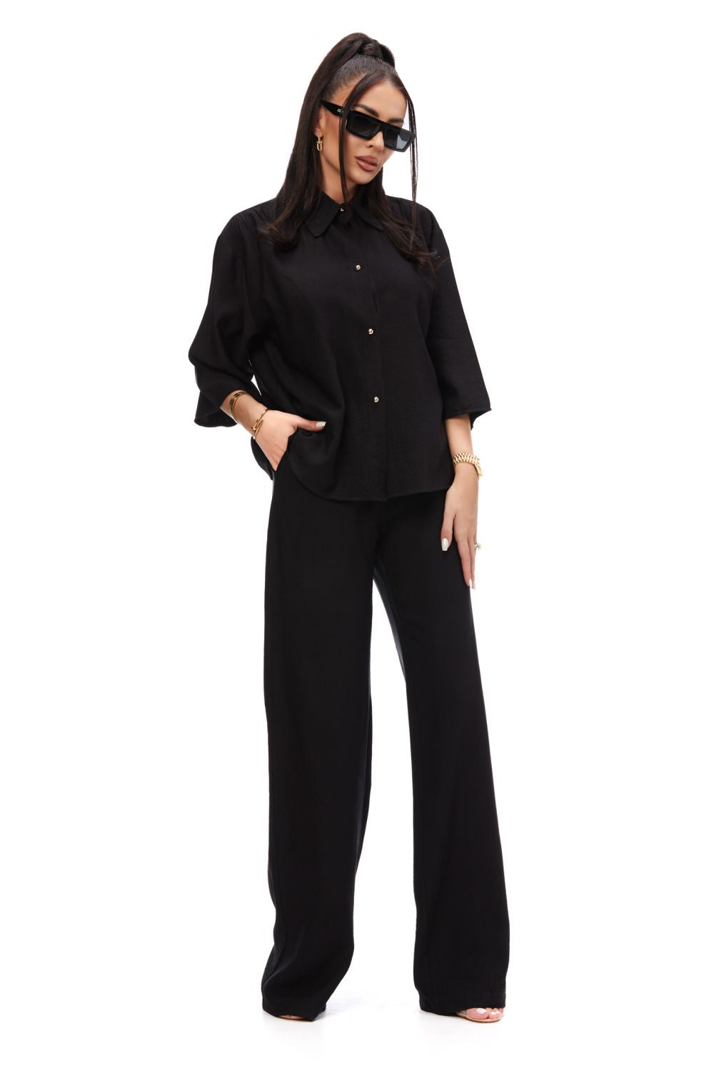 Compleu dama casual negru Sineky Bogas