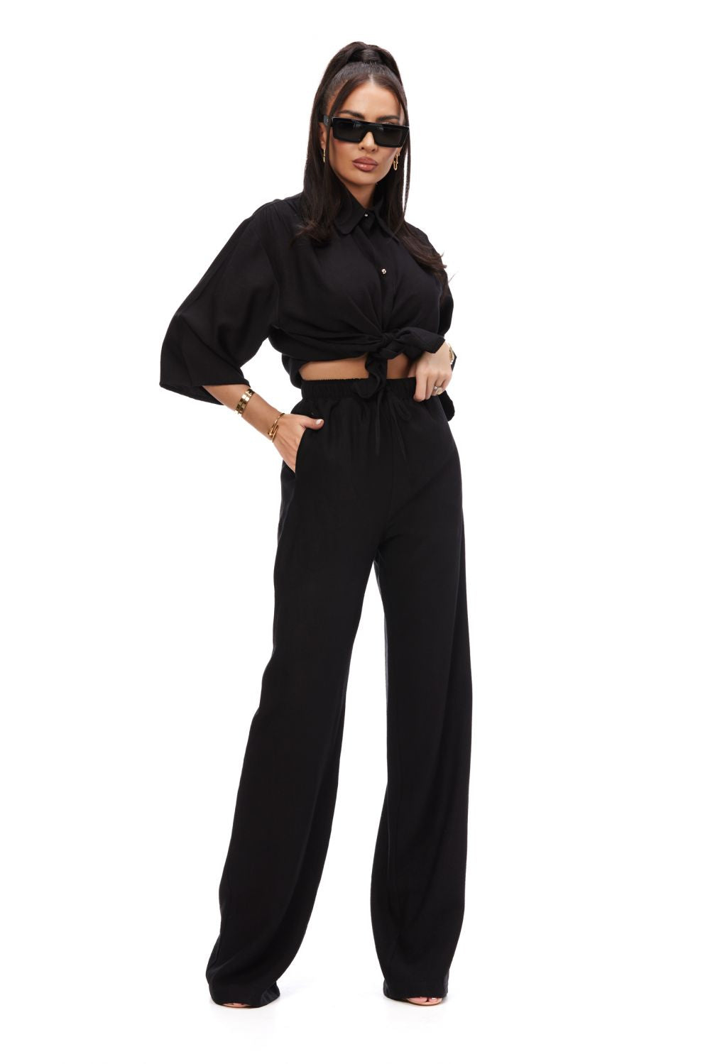 Compleu dama casual negru Sineky Bogas
