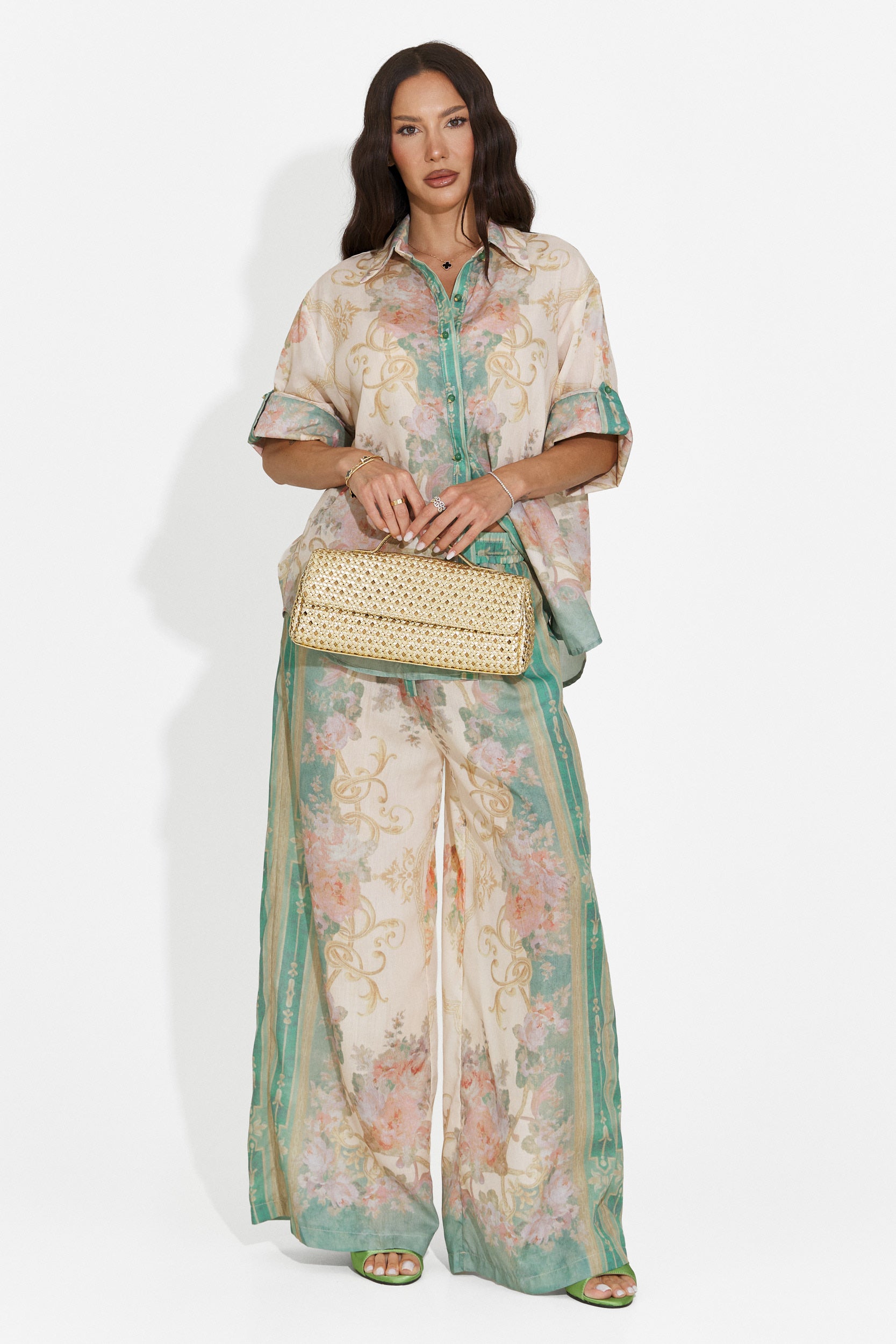 Compleu dama casual verde Nezela Bogas