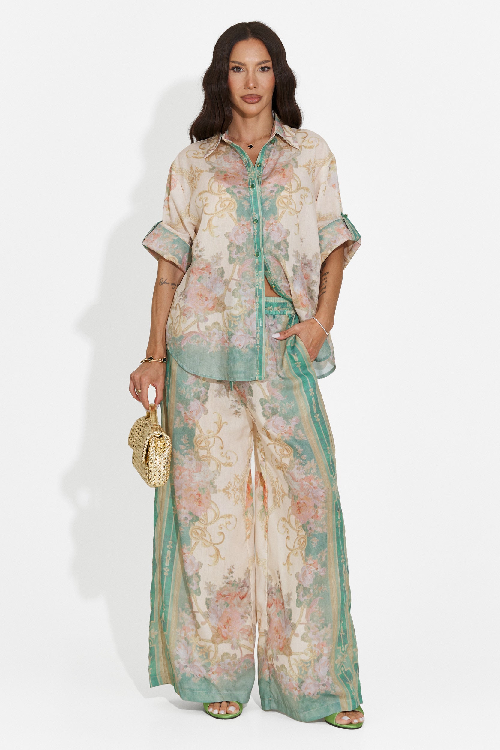 Compleu dama casual verde Nezela Bogas