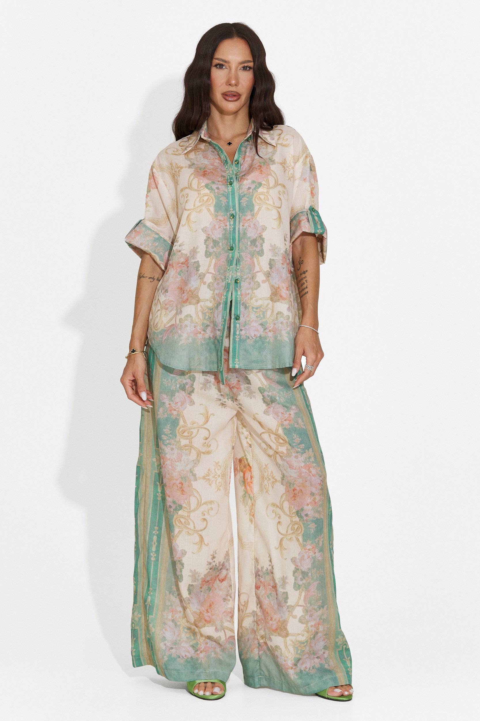 Compleu dama casual verde Nezela Bogas