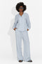 Compleu dama cu pantaloni bleu Aralia Bogas