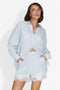 Compleu dama cu pantaloni bleu Nabasha Bogas
