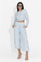 Compleu dama cu pantaloni bleu Namay Bogas