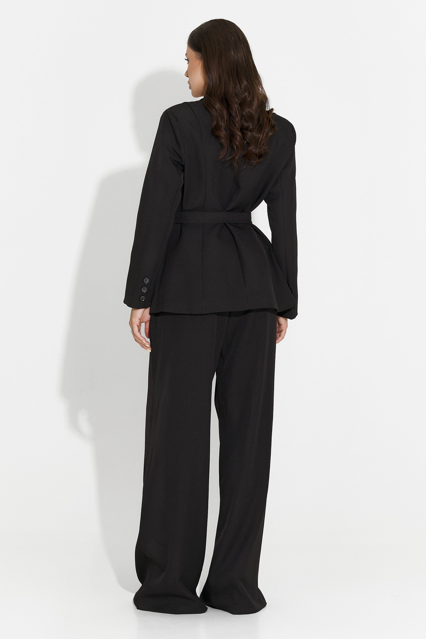 Compleu dama cu pantaloni negru Aydena Bogas