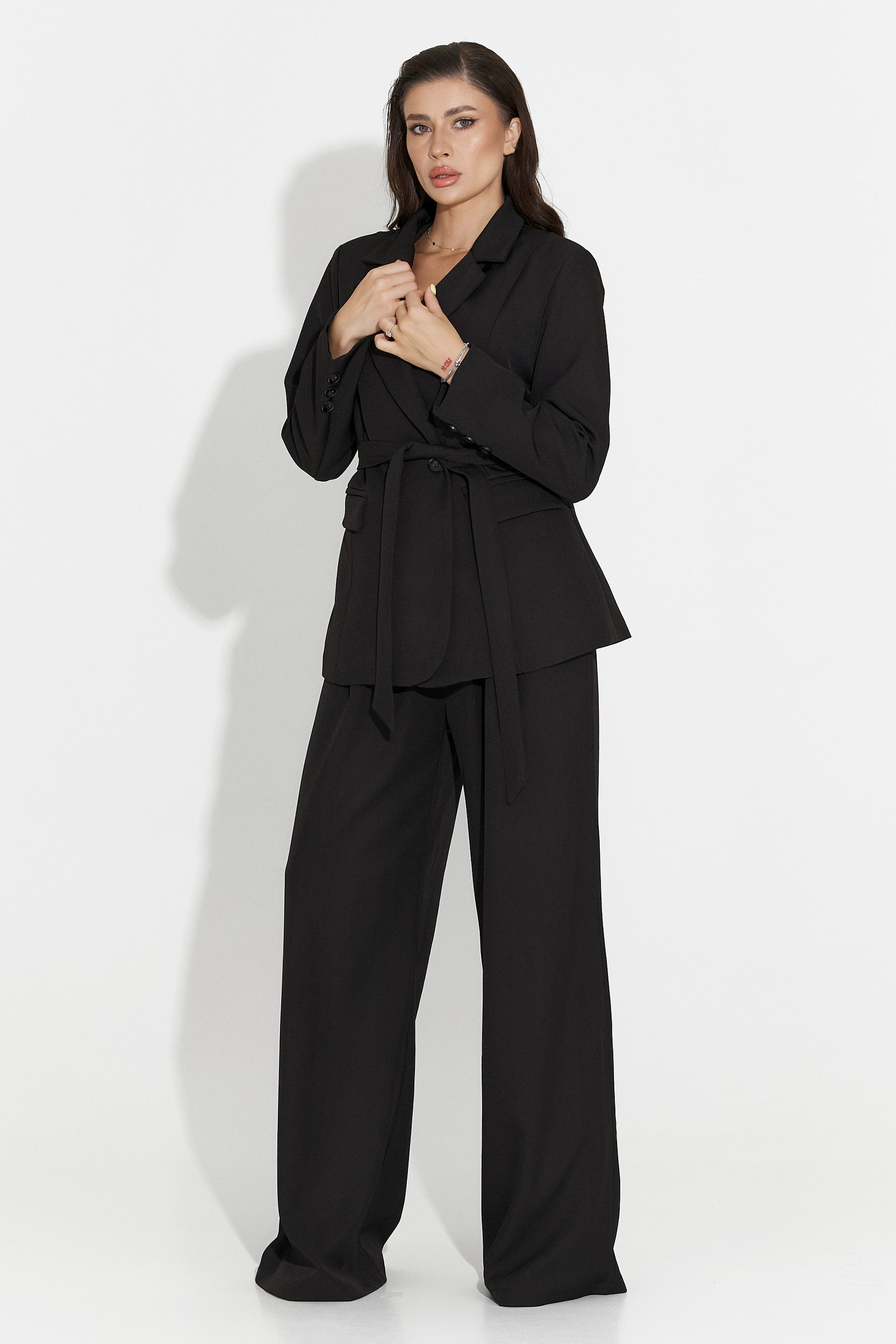 Compleu dama cu pantaloni negru Aydena Bogas