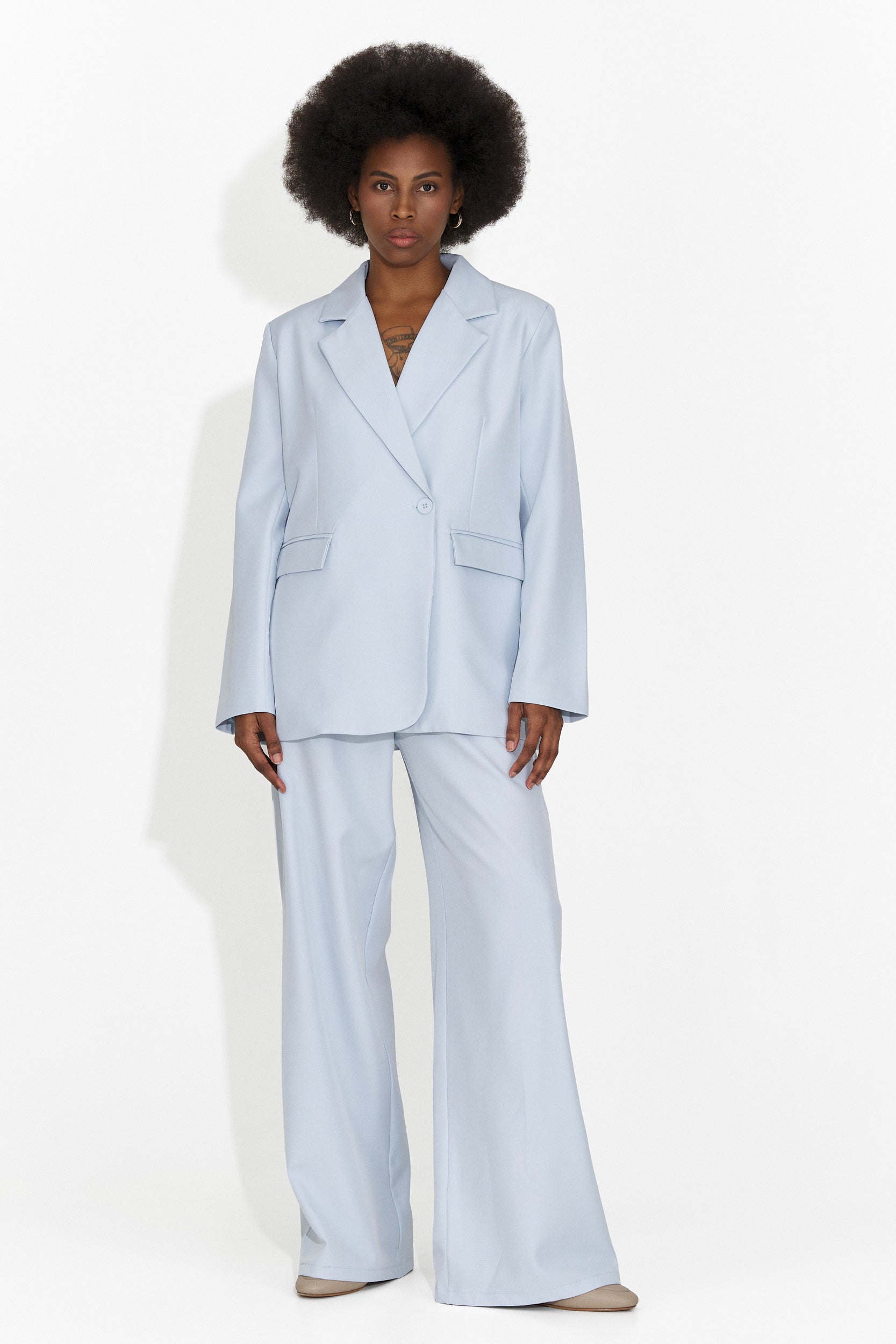 [Resigilat] Compleu dama elegant bleu Timelia Bogas