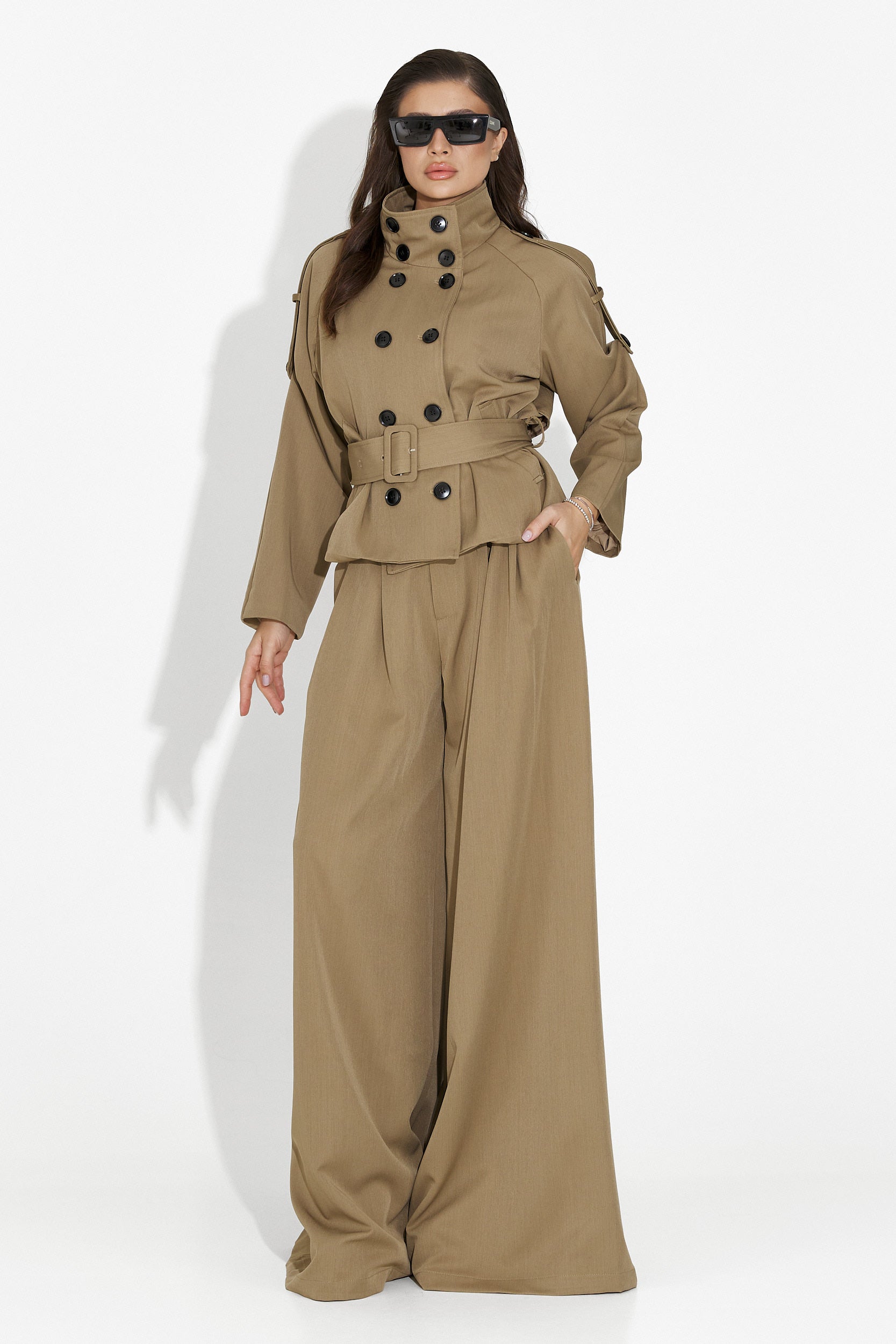 Belora Bogas Elegant Brown Women's Suit