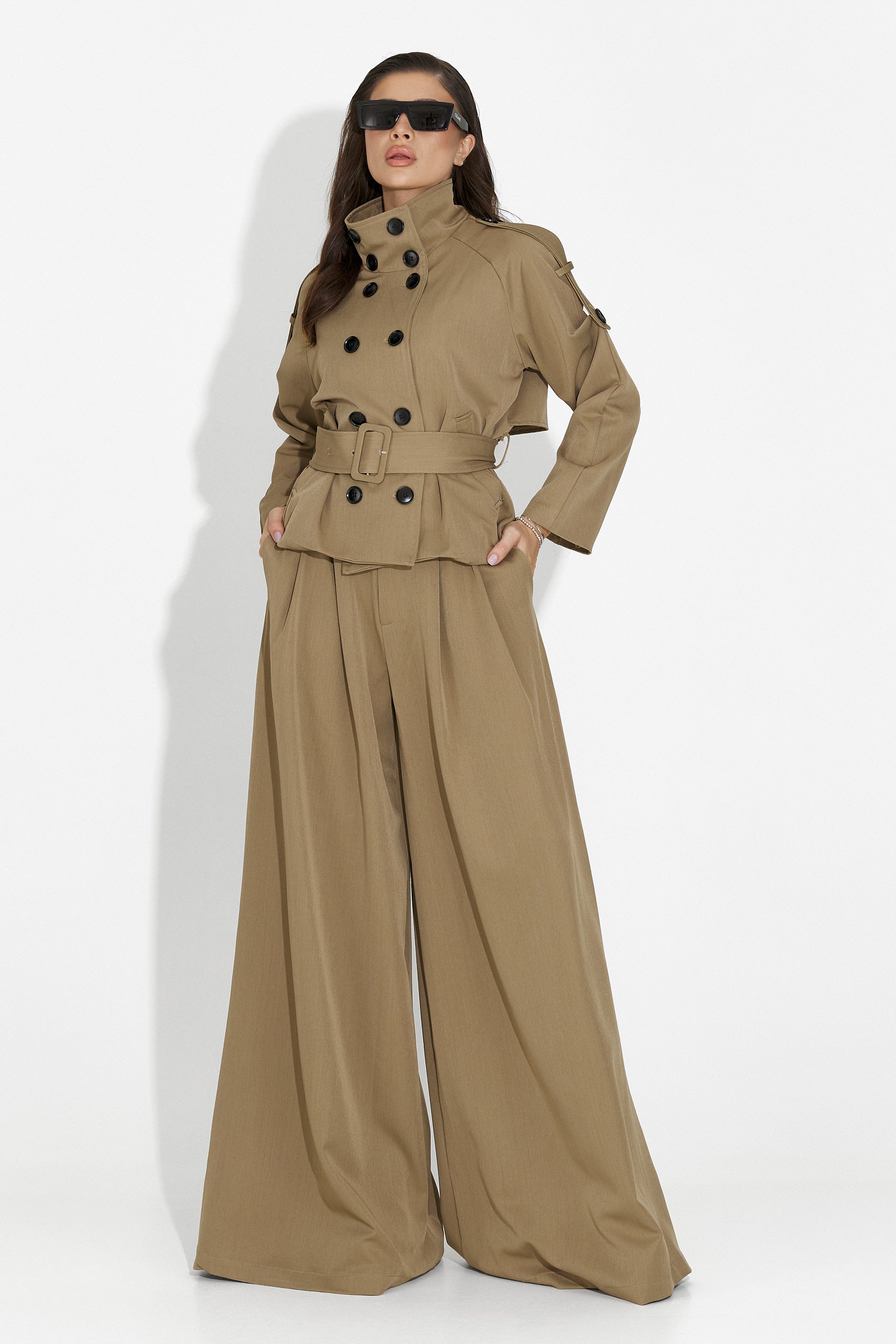 Belora Bogas Elegant Brown Women's Suit