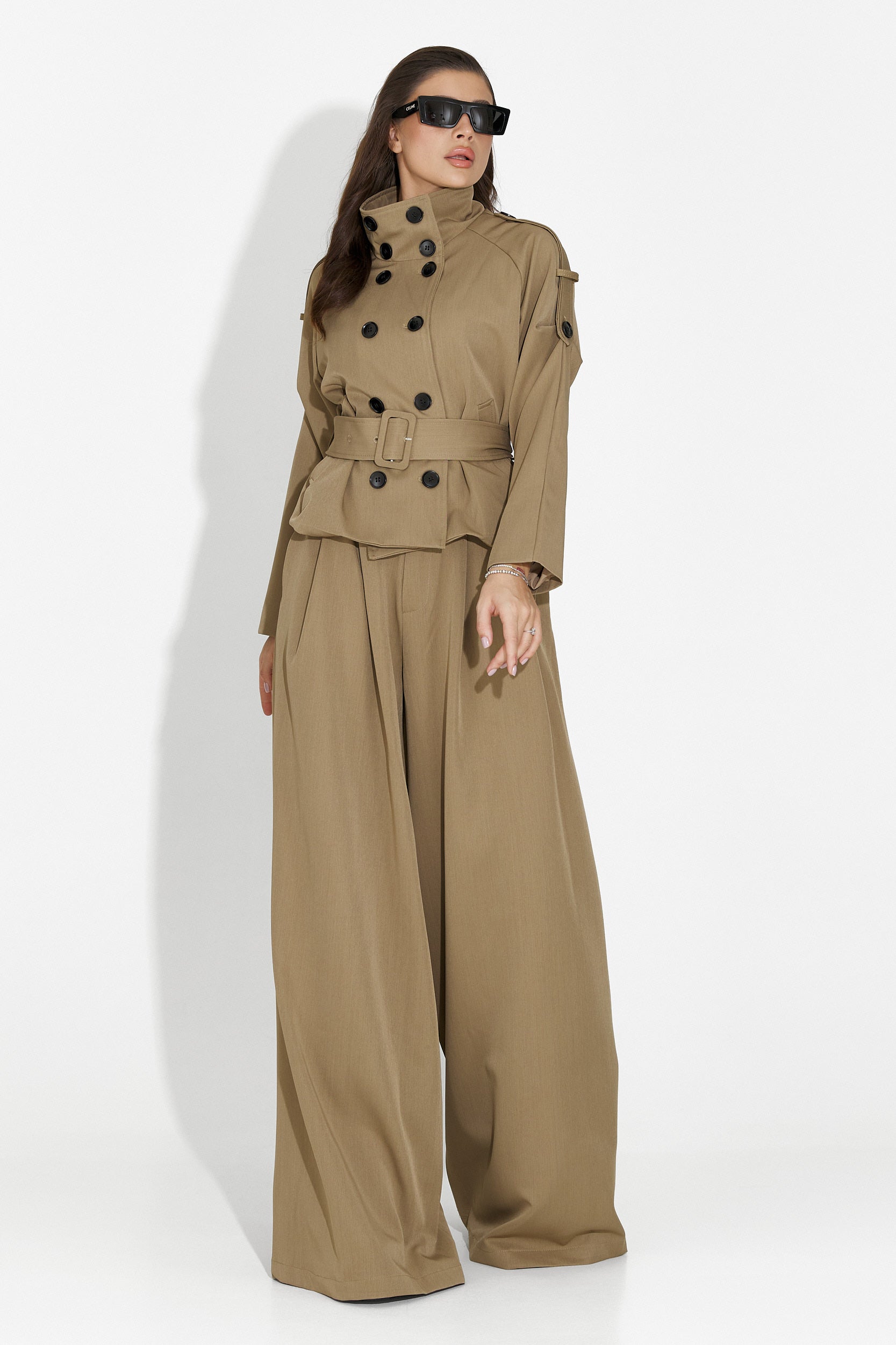 Belora Bogas Elegant Brown Women's Suit