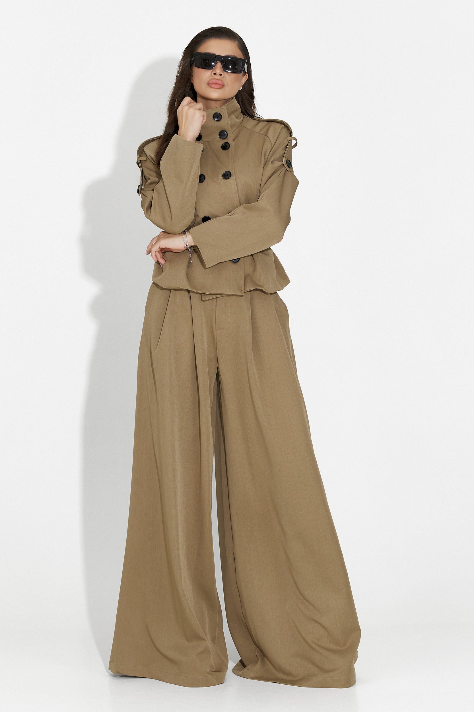 Belora Bogas Elegant Brown Women's Suit