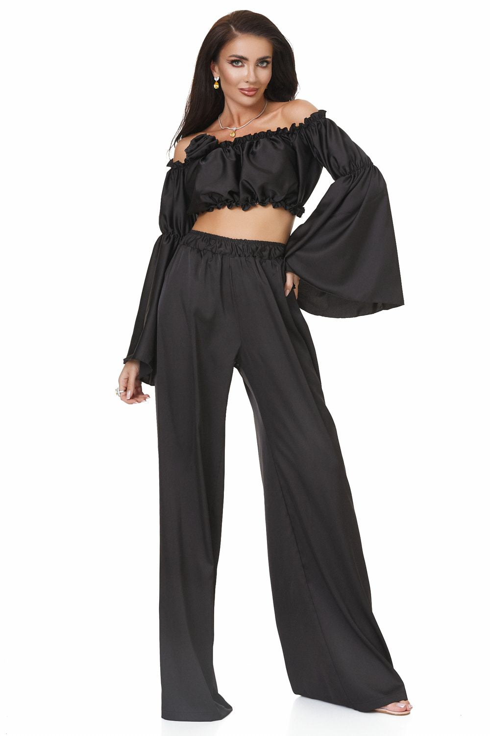 Compleu dama elegant negru Energya Bogas