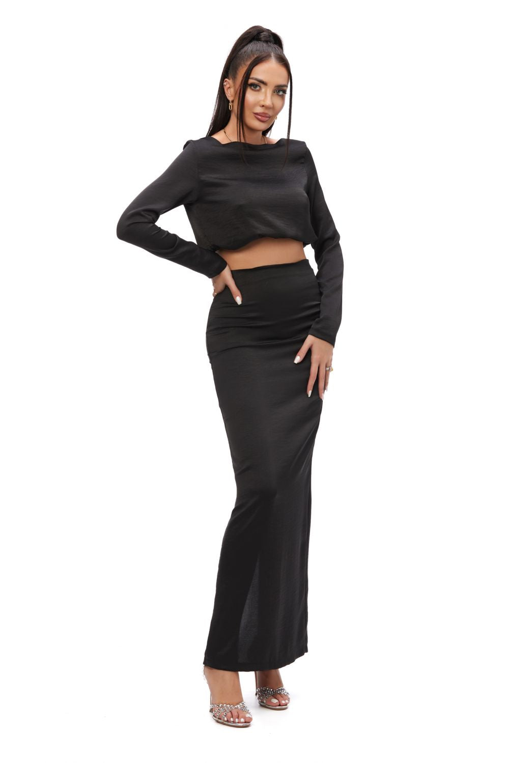 Compleu dama elegant negru Peclisa Bogas