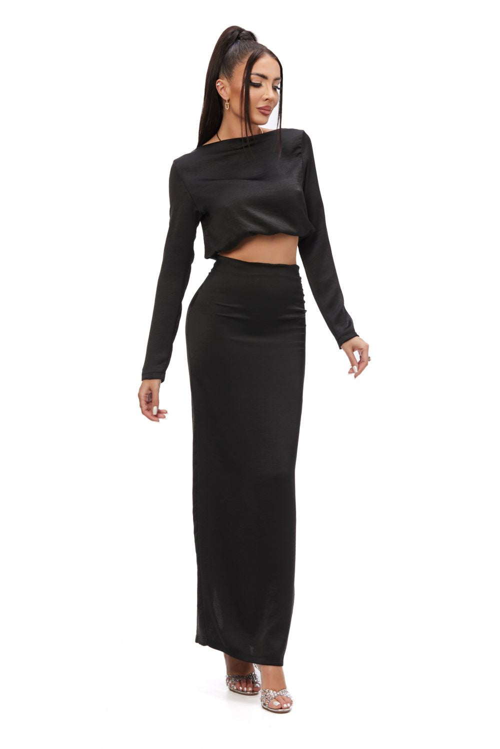 Compleu dama elegant negru Peclisa Bogas