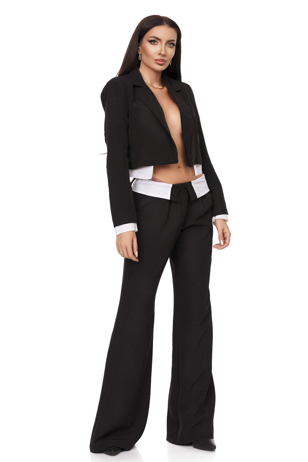 Compleu dama elegant negru Rebira Bogas