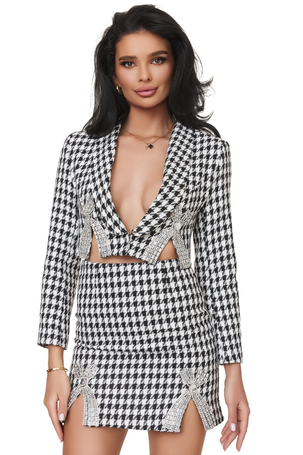 Compleu dama elegant negru Xelizas Bogas