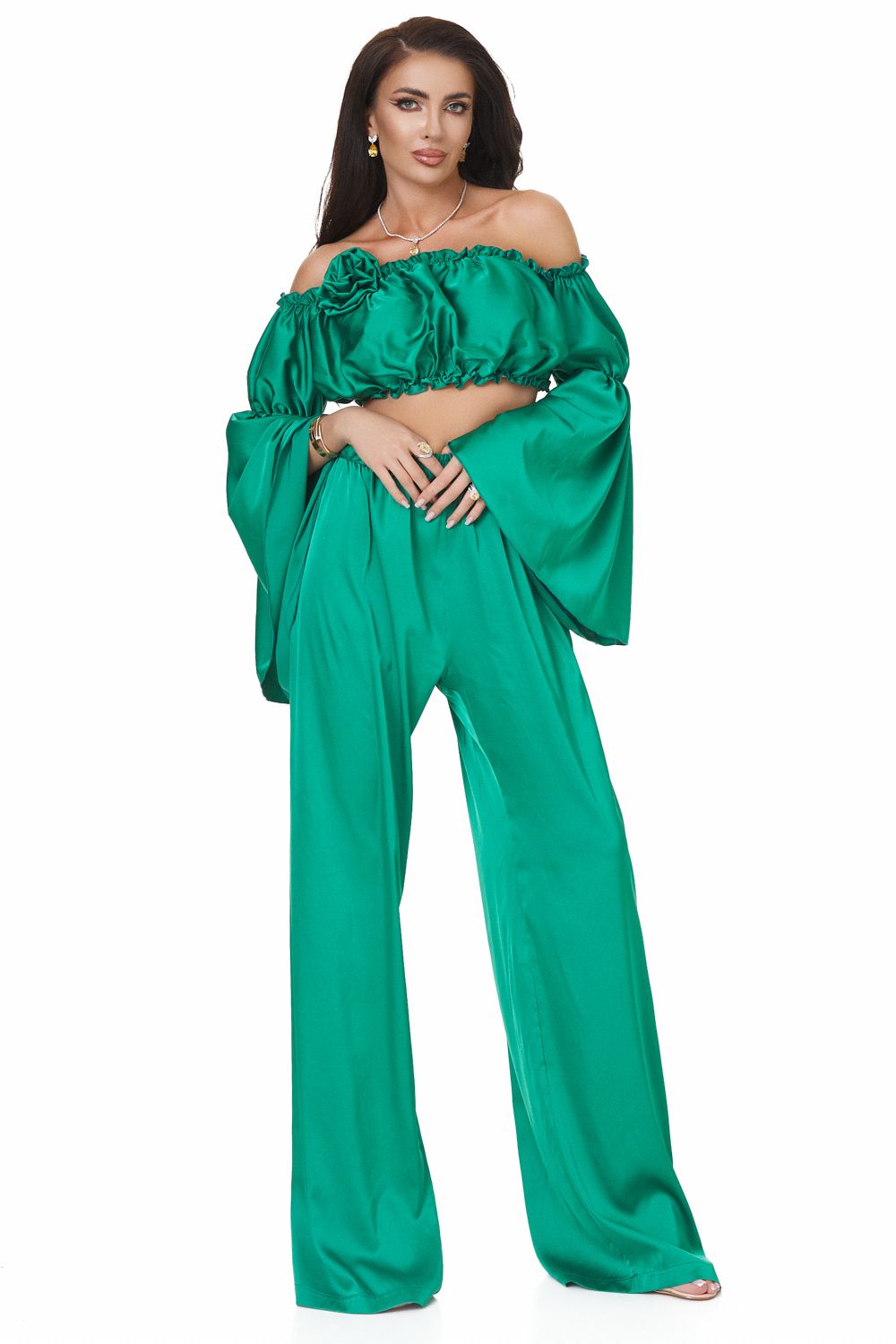 Compleu dama elegant verde Energya Bogas