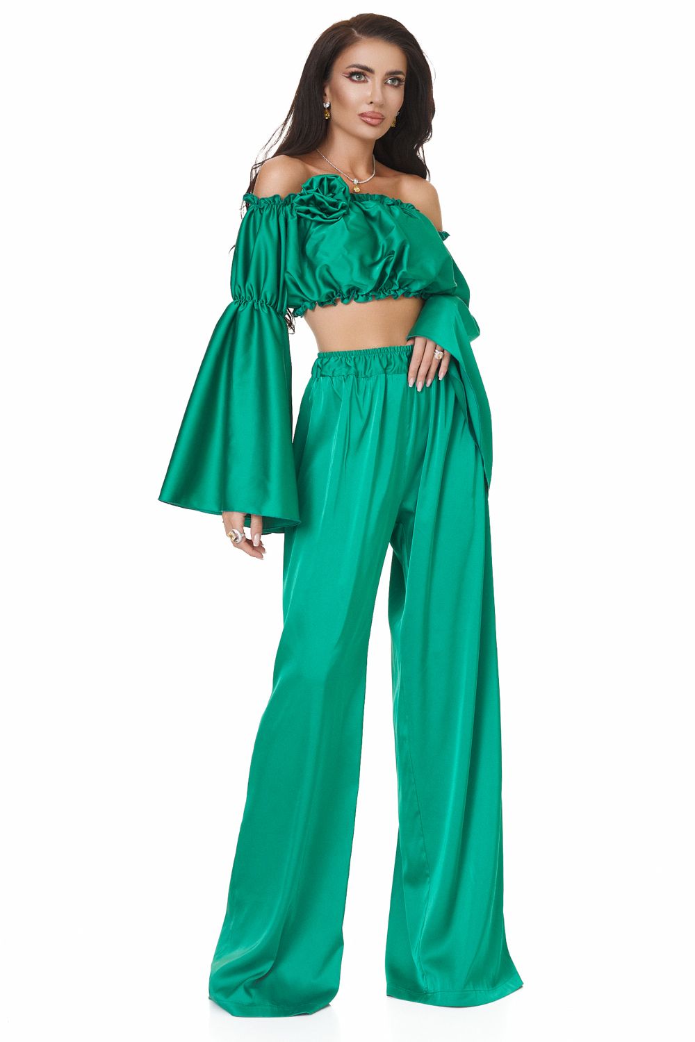 Compleu dama elegant verde Energya Bogas