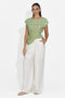 Compleu dama maiou + pantaloni verde Hortisa Bogas