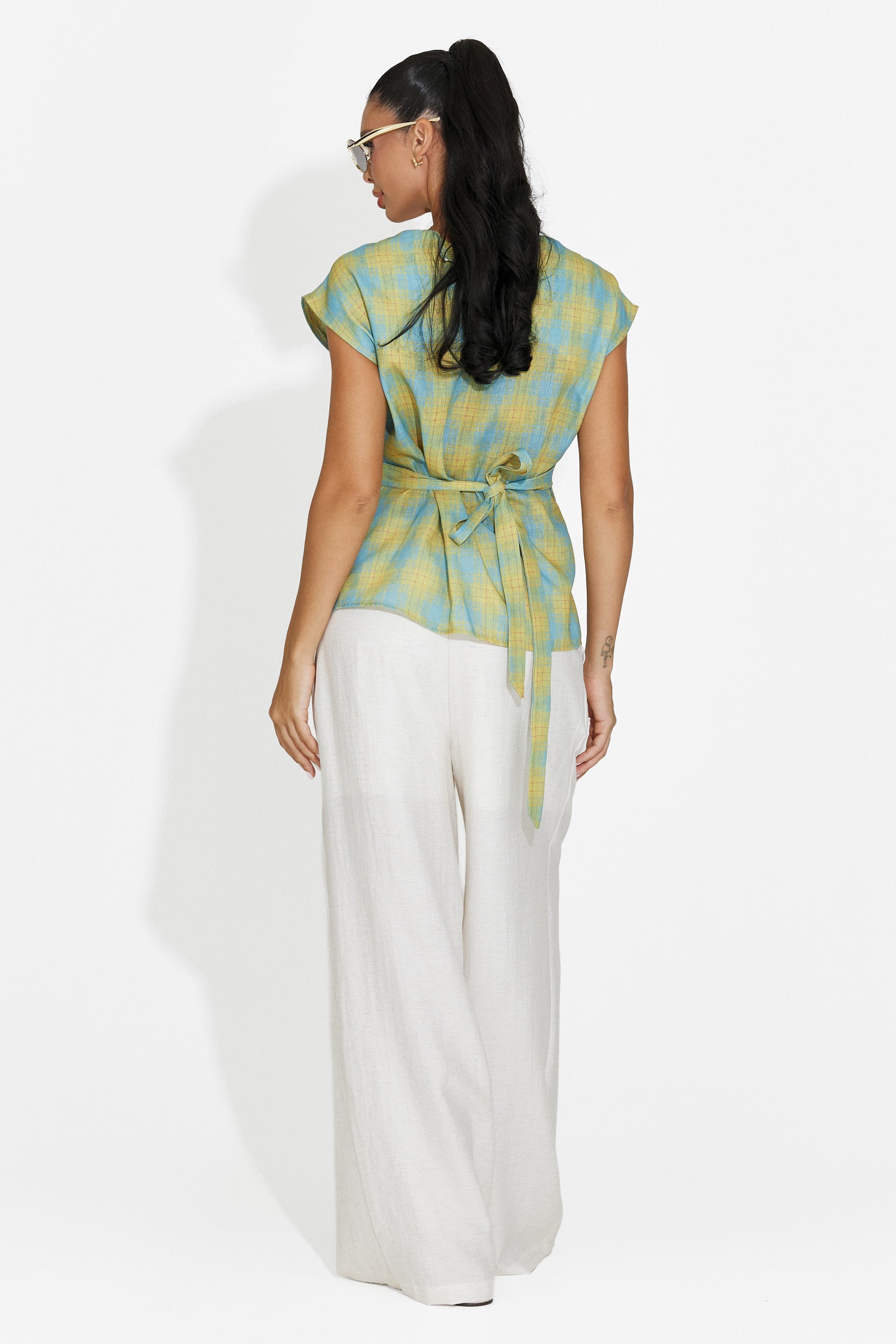 Compleu dama maiou + pantaloni verde Hortisa Bogas