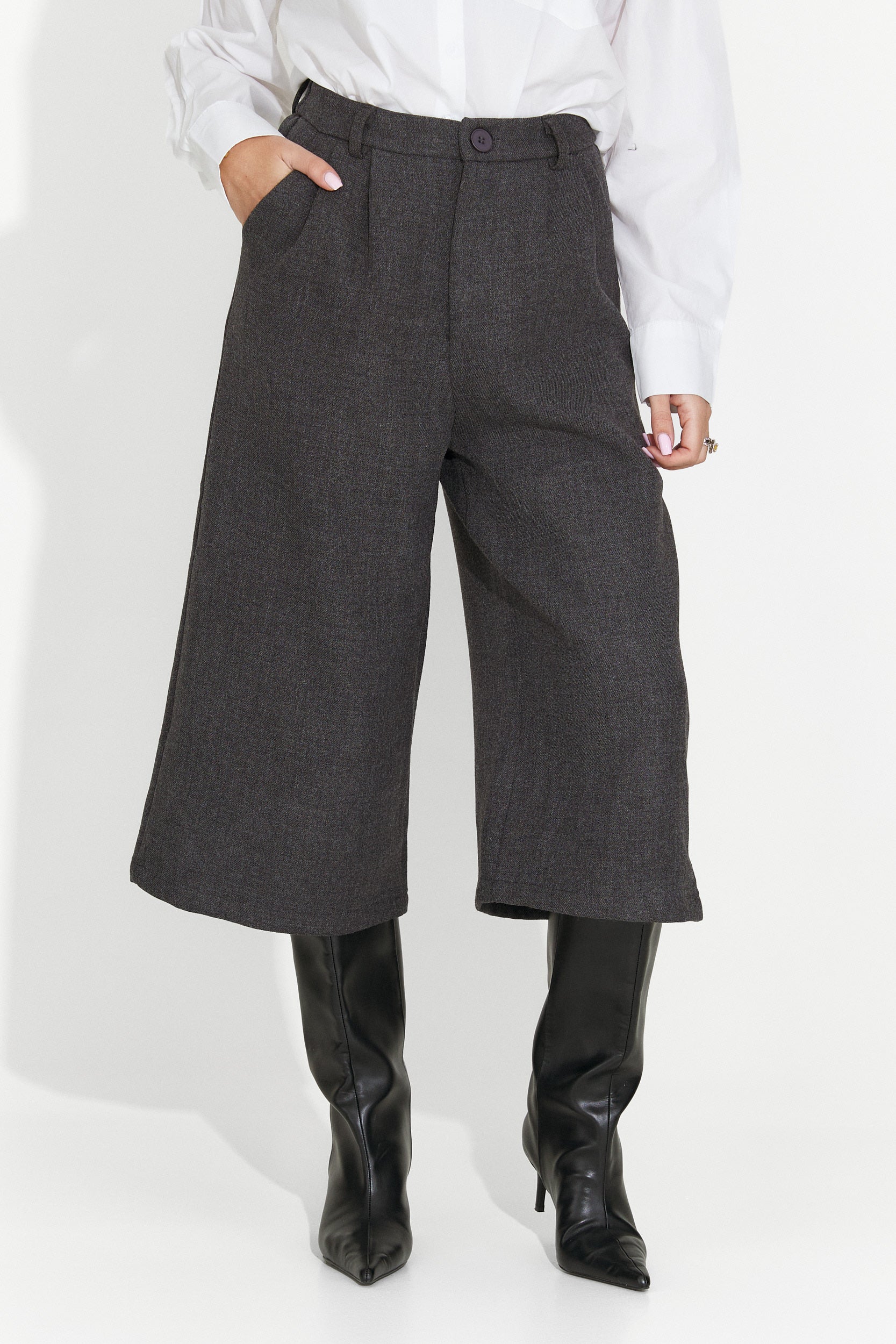 Women's suit pants + jacket + gray tie Astonia Bogas