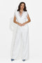 Compleu dama vesta + pantaloni alb Felania Bogas